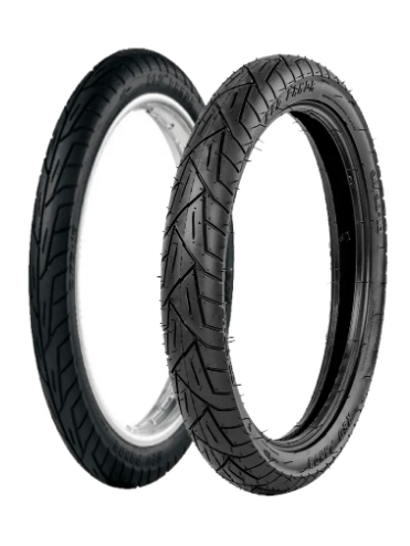 KIT PNEU DIANTEIRO + TRASEIRO + 2 CAMARAS (MAGGION PANDA)