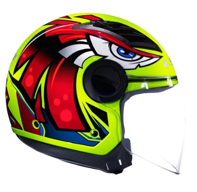 CAPACETE LS2 AIRFLOW OF562 TRIBAL YELLOW 58/M