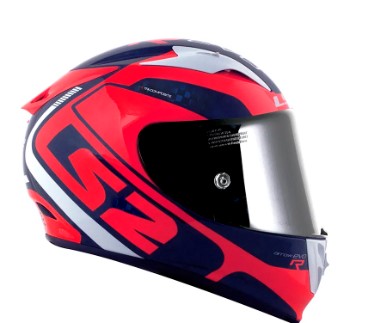 CAPACETE LS2 FF323 ARROW C EVO STING BLUE/FLUO ORG 56/S