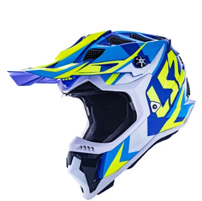 CAPACETE LS2 MX700 SUBVERTER EVO NIMBLE WHT/BLU/HV YLW 58/M