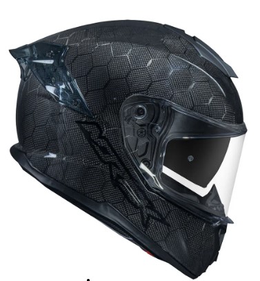 CAPACETE NORISK VIPER GT SNAKE CARBON/BLACK 56/S