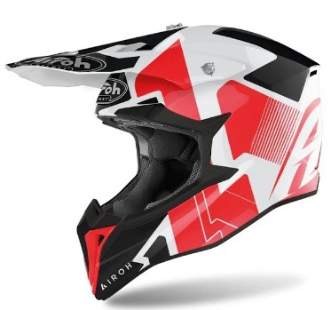 CAPACETE AIROH WRAAP RAZE RED GLOSS 60