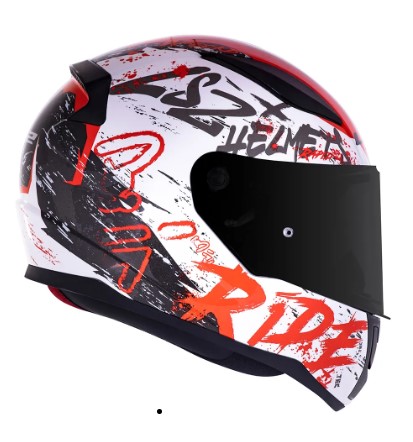 CAPACETE LS2 RAPID FF353 NAUGHTY WHT/RED 56/S