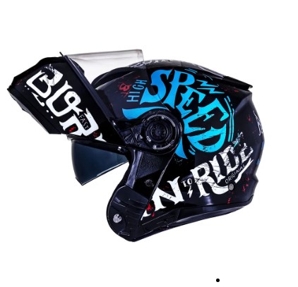 CAPACETE NORISK FORCE BORN TO RIDE BLUE 60/L