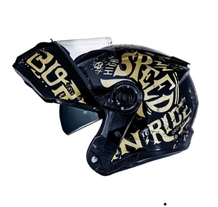 CAPACETE NORISK FORCE BORN TO RIDE GOLD 58/M