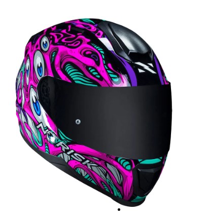 CAPACETE NORISK RAZOR PARASITE PINK 58/M