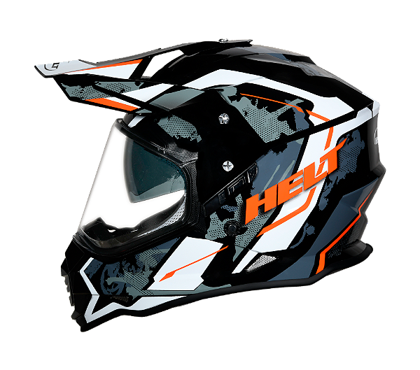 CAPACETE HELT CROSS VISION GLASS RIDE 60