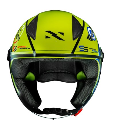 CAPACETE NORISK NEO GALAXY YLW/BLUE 60/L