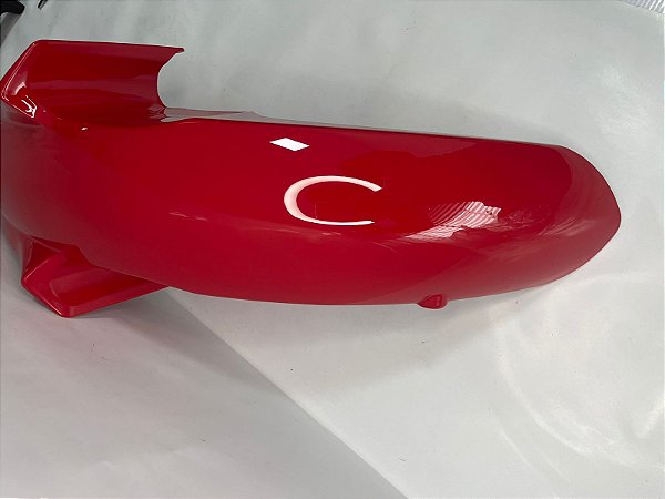 PARALAMA DIANTEIRO FACTOR 125/150 VERMELHO METALICO 19/24