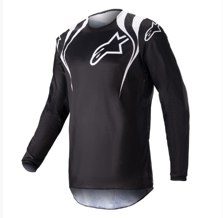 CAMISA ALPINESTARS FLUID NARIN 23 PRETO BRANCO XL  EAN  8059347059532