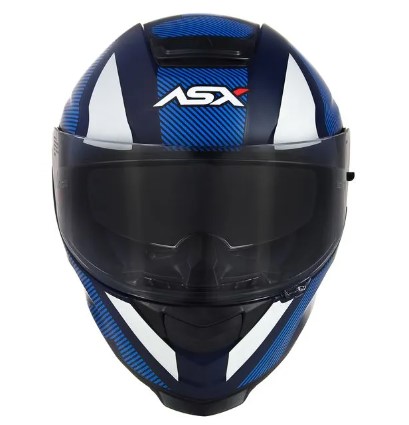 CAPACETE ASX EAGLE SV LINES FOSCO AZUL/BRANCO 60/L