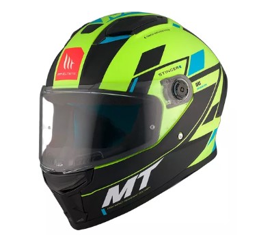 CAPACETE MT HELMETS STINGER 2 ZIVZE C3 FLUOR GLOSS 58