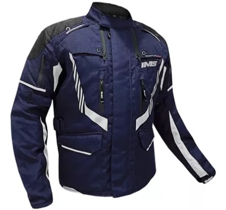 JAQUETA IMS PARKA EXTREME AZUL/PRATA 3G/2XL