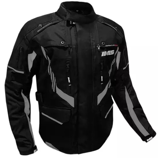 JAQUETA IMS PARKA EXTREME PRETA/CINZA 3G/2XL