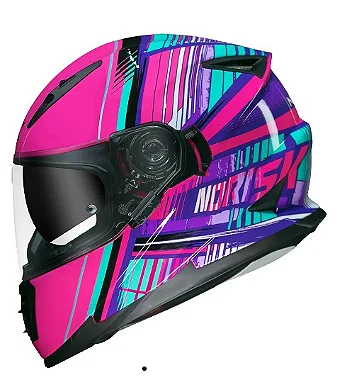 CAPACETE NORISK FF302 ADVANCE PINK 56/S