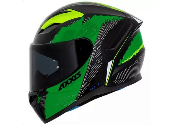 CAPACETE AXXIS SEGMENT NOW C6 - GREEN GLOSS 62