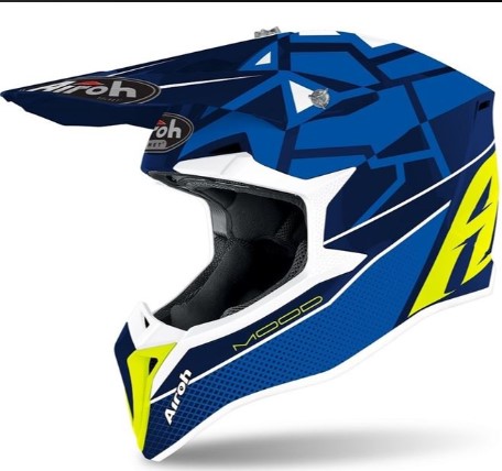 CAPACETE AIROH WRAAP MOOD BLUE GLOSS 60