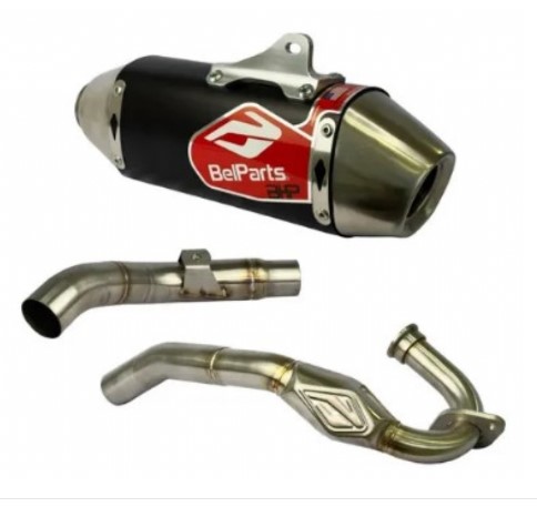 ESCAPAMENTO CRF 250F BELPARTS PRO SHORT CIE BLACK