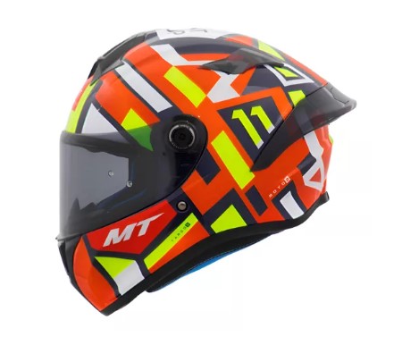 CAPACETE MT HELMETS TARGO S SERGIO GARCIA 2023 C4 - GLOSS 60