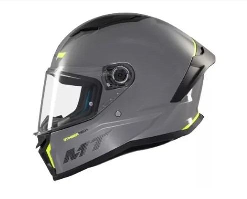 CAPACETE MT HELMETS STINGER 2 SOLID A12 - GREY GLOSS 58