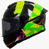 CAPACETE AXXIS HUMMER B MONTI B13 - YELLOW FLUOR GLOSS 62