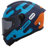CAPACETE AXXIS HUMMER B LIQUER C7 - BLUE MATE 60