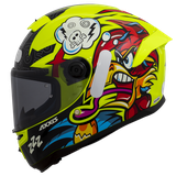 CAPACETE AXXIS HUMMER B BRAAP A3 - YELLOW FLUOR GLOSS 60
