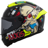 CAPACETE AXXIS HUMMER B BABY BANG A3 - YELLOW FLUOR GLOSS 60