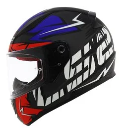 CAPACETE LS2 RAPID FF353 CROMO MATTE BLK/RED/BLUE 62/XL