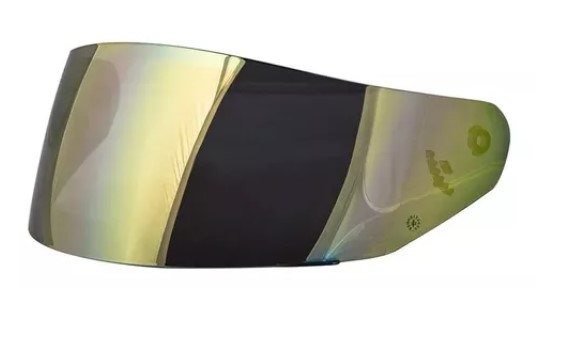 VISEIRA CAPACETE NORISK FF391/RAZOR/STUNT DOURADA