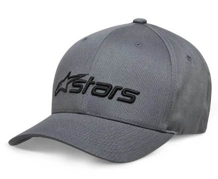 BONE ALPINESTARS BLAZE 2.0 CINZA ESCURO PRETO S/M  EAN  8059347337555