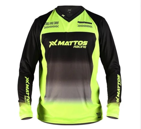 CAMISA MATTOS RACING CREATION AMARELO FLUOR G