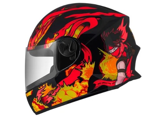 CAPACETE TORK LIBERTY FOUR KIDS COMBUSTION VERMELHO 54