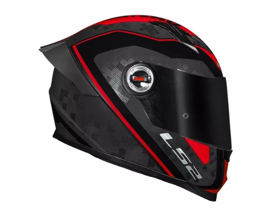 CAPACETE LS2 FF358S STRIKER TIT/RED 62/XL