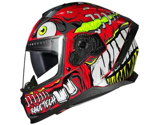 CAPACETE RACE TECH VOLT CROC RED 58/M