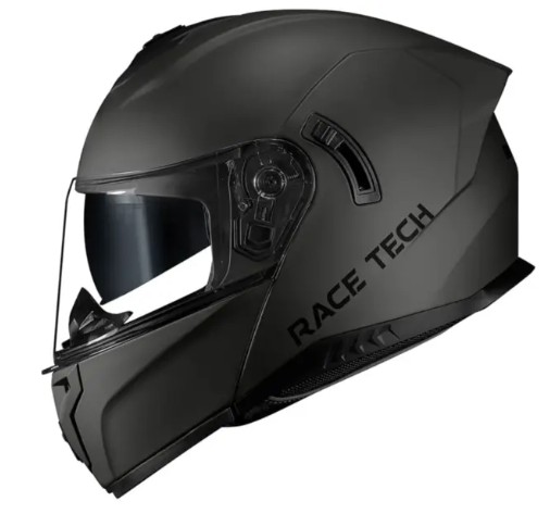 CAPACETE RACE TECH SIGNAL MONOCOLOR MATTE TITANIUM 60/L