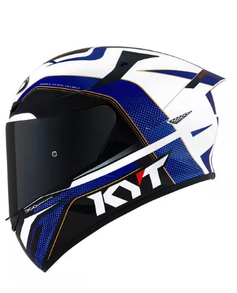 CAPACETE KYT TT-COURSE GRAND PRIX BLUE/RED S