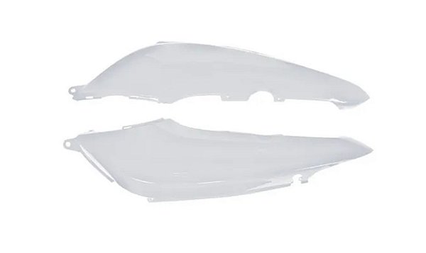 TAMPA LATERAL BIZ 125 16 BRANCO PEROLIZADO ANDES