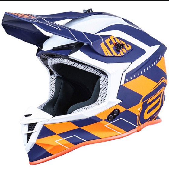 CAPACETE ASW R3 VICTORIOUS AZUL MARINHO LARANJA BRANCO 58  EAN  7908377166585