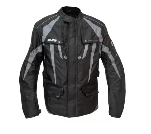 JAQUETA IMS PARKA PRETO/CINZA P/S