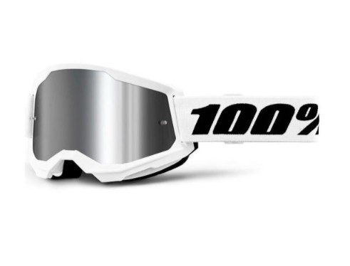 OCULOS 100% STRATA 2 ESPELHADO WHITE
