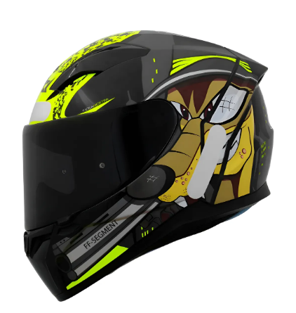 CAPACETE AXXIS SEGMENT COSA NOSTRA B13 AMARELO FLUOR - GLOSS 58