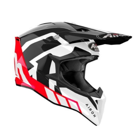 CAPACETE AIROH WRAAAP RELOADED RED GLOSS 62