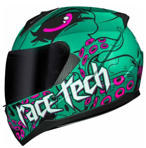 CAPACETE RACE TECH SECTOR KRAKEN TIT/GREEN 58/M