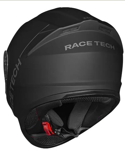 CAPACETE RACE TECH HIT MONOCOLOR MATTE BLACK 56/S