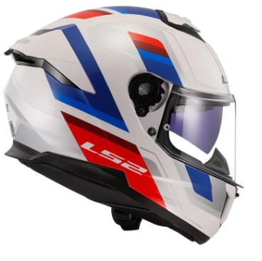 CAPACETE LS2 STREAM II FF808 VINTAGE WHT/BLU/RED 60/L