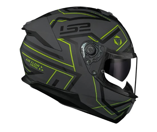 CAPACETE LS2 STREAM II FF808 MAZE GREY/BLACK 60/L
