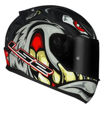 CAPACETE LS2 RAPID FF353 SPOX GREY/RED 58/M