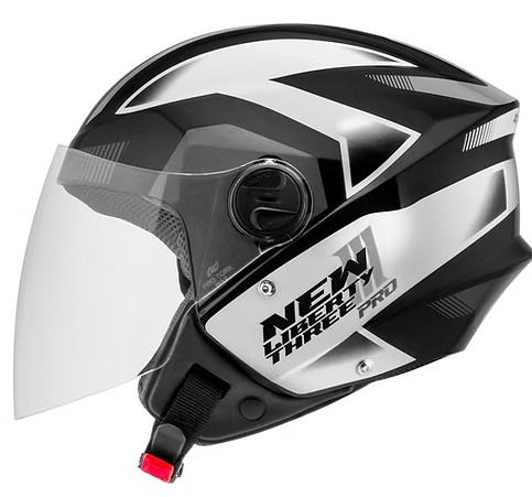 CAPACETE NEW LIBERTY THREE PRO PT/CZ 60