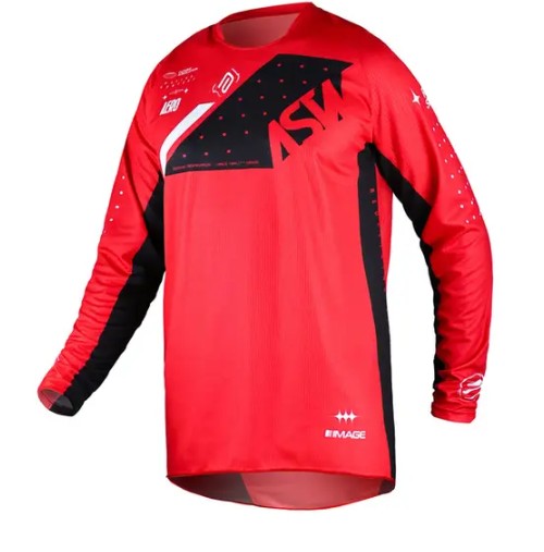 CAMISA ASW IMAGE KARMA VERMELHO PRETO BRANCO G  EAN  7908377179493